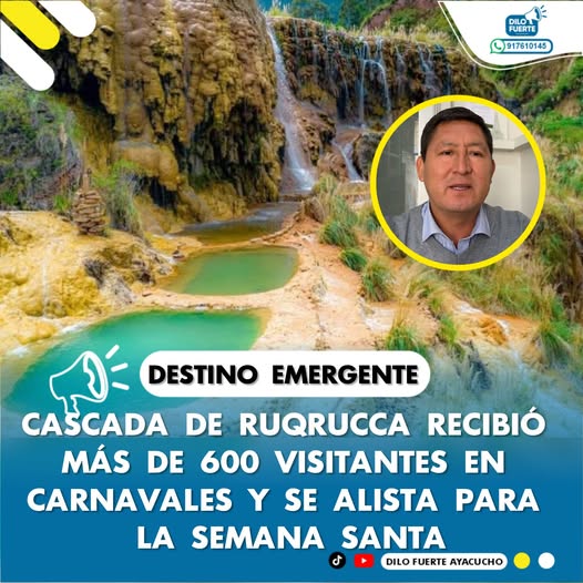 LA CASCADA DE RUQRUQA RECIBIÓ MÁS DE 600 VISITANTES EN CARNAVAL